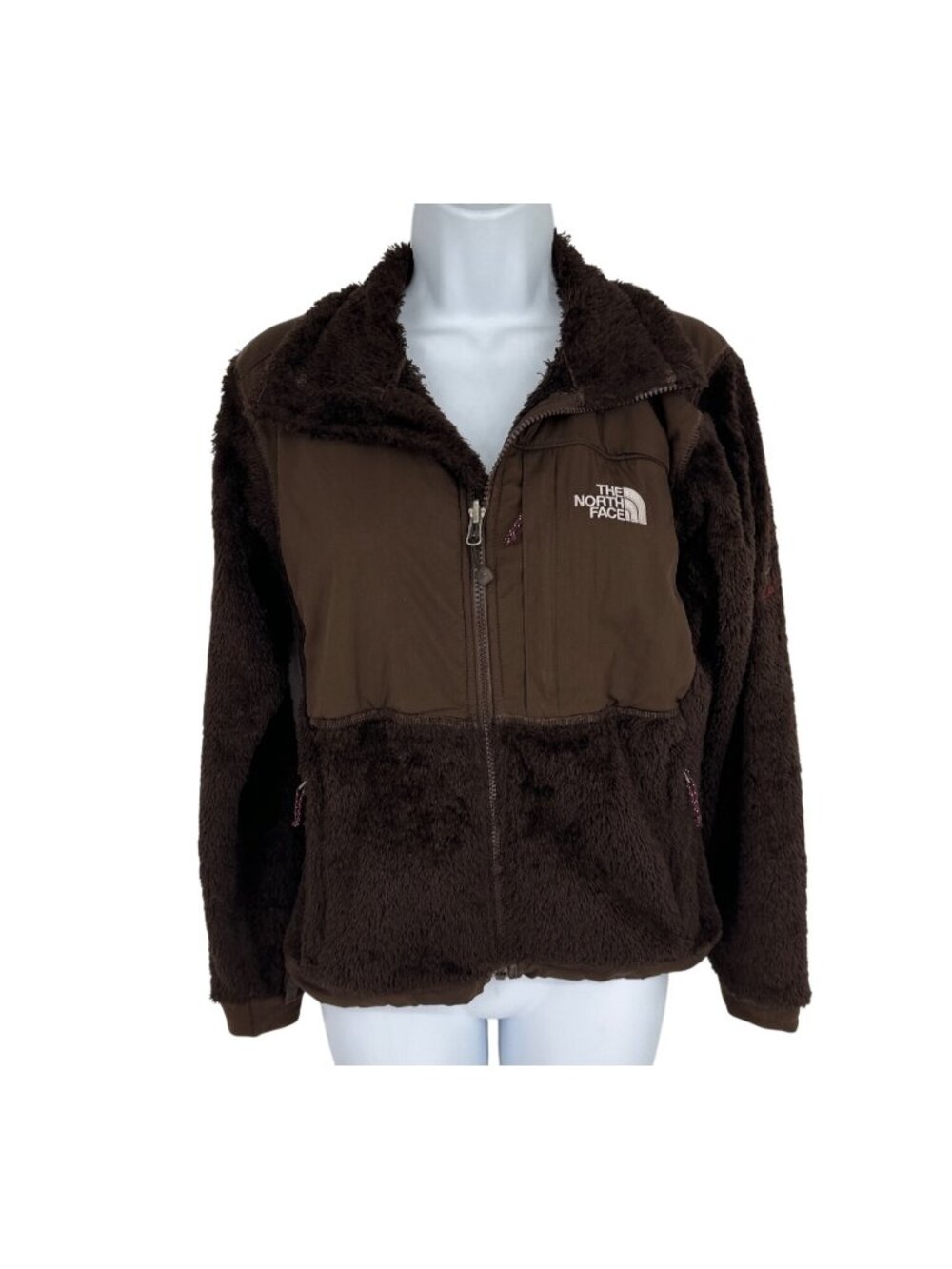 The North Face Womens Summit Series Fleece Jacket Adjustable Hem Pockets Size XS
